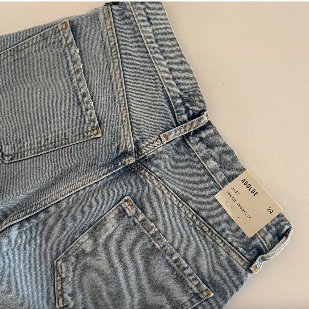 Agolde Riley Jeans NWT - Picture 4 of 5